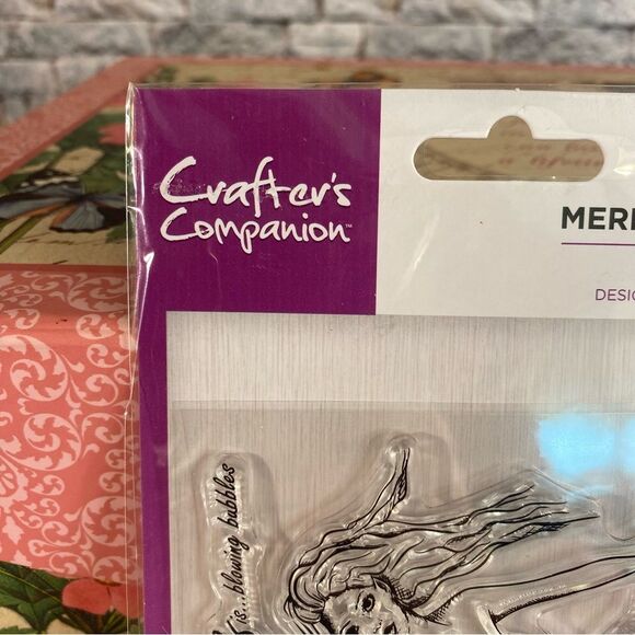 Crafter's Companion Clear Acrylic Mermaid Dreams 6 Pieces for Handmade Cards - Picture 3 of 5